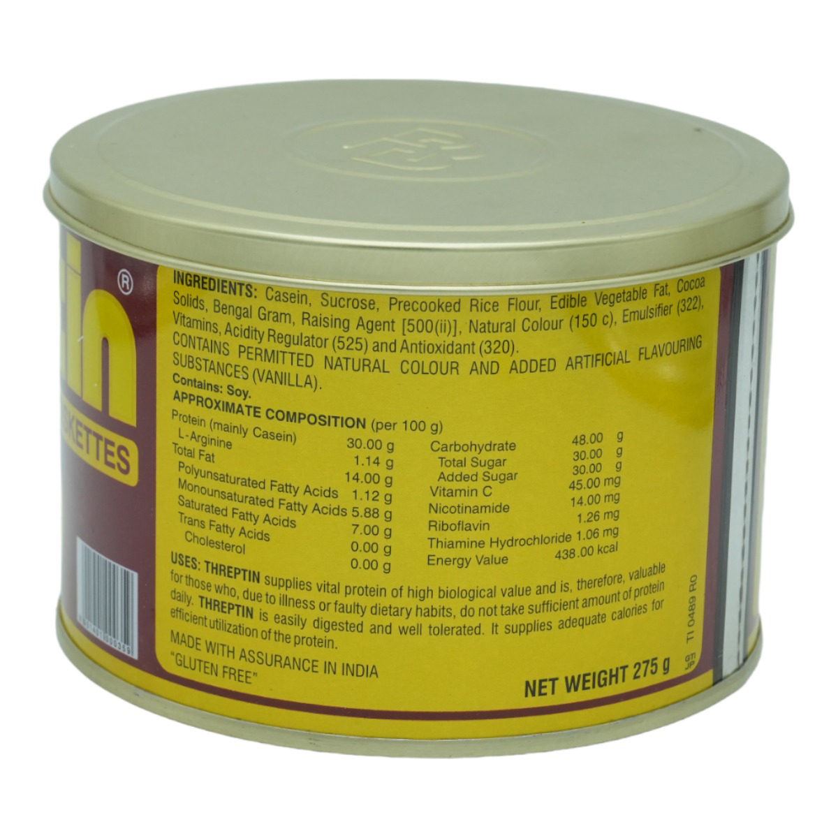 Threptin Chocolate Flavour Diskettes 275 gm, Pack of 1 Threptin Chocolate Flavour Diskettes 275 gm, Pack of 1