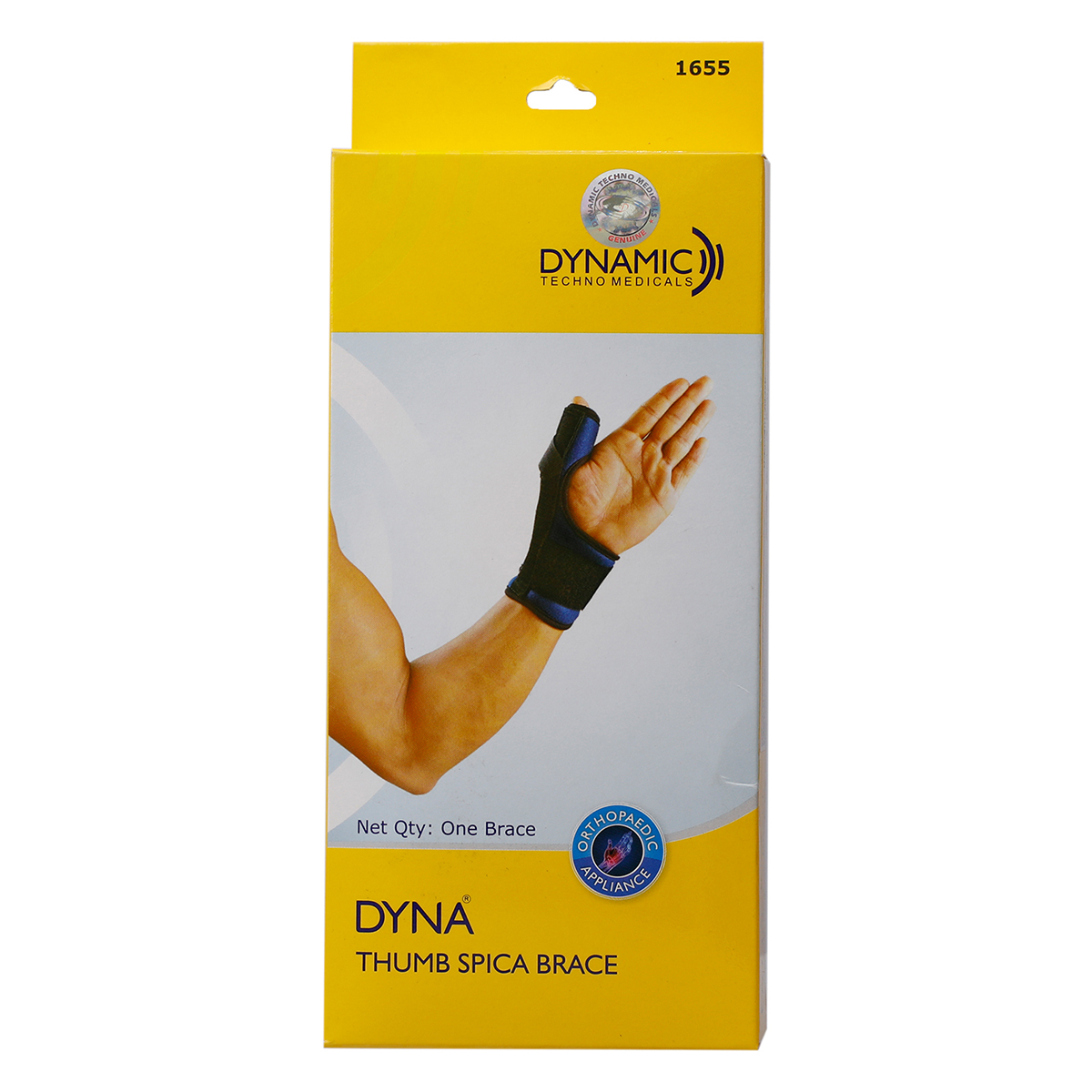 Dyna Thumb Spica Splint for Right/Left Thumb Universal, 1 Count, Pack of 1 Dyna Thumb Spica Splint for Right/Left Thumb Universal, 1 Count, Pack of 1