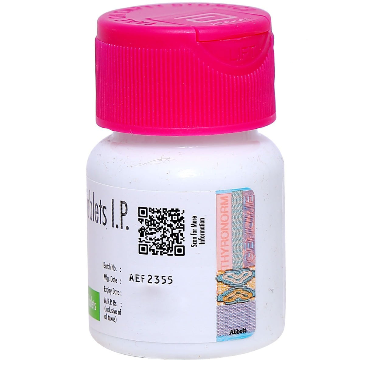 Thyronorm 150 mcg Tablet 120's, Pack of 1 TABLET Thyronorm 150 mcg Tablet 120's, Pack of 1 TABLET