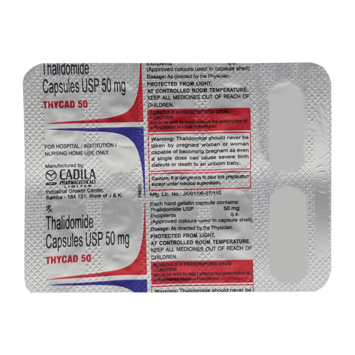 Thycad 50 Capsule 10's, Pack of 10 CAPSULES Thycad 50 Capsule 10's, Pack of 10 CAPSULES