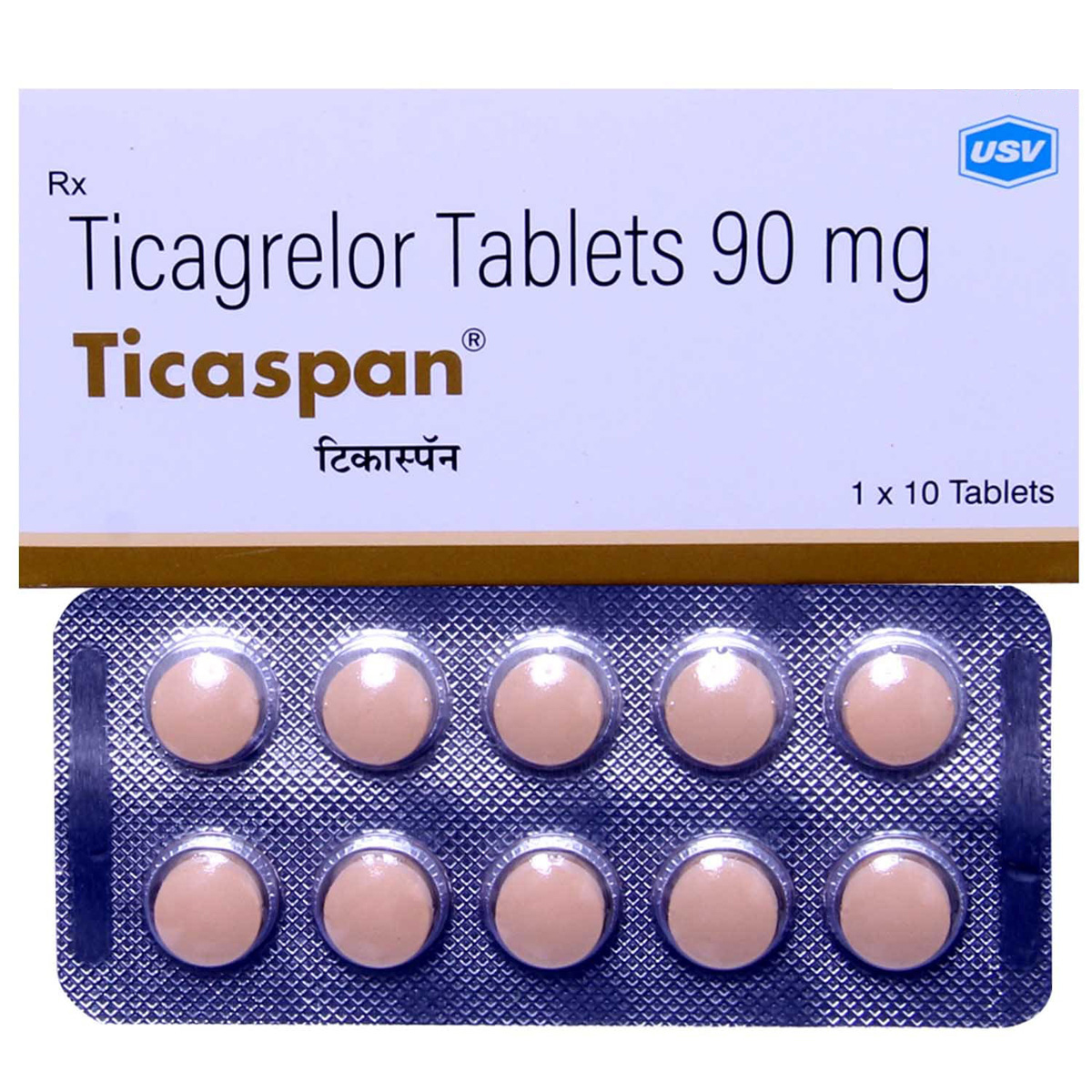 Ticaspan Tablet 10's, Pack of 10 TABLETS Ticaspan Tablet 10's, Pack of 10 TABLETS