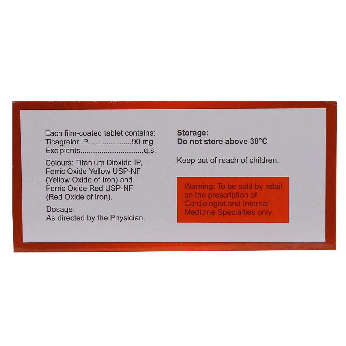 Ticavic 90 Tablet 10's, Pack of 10 TABLETS Ticavic 90 Tablet 10's, Pack of 10 TABLETS