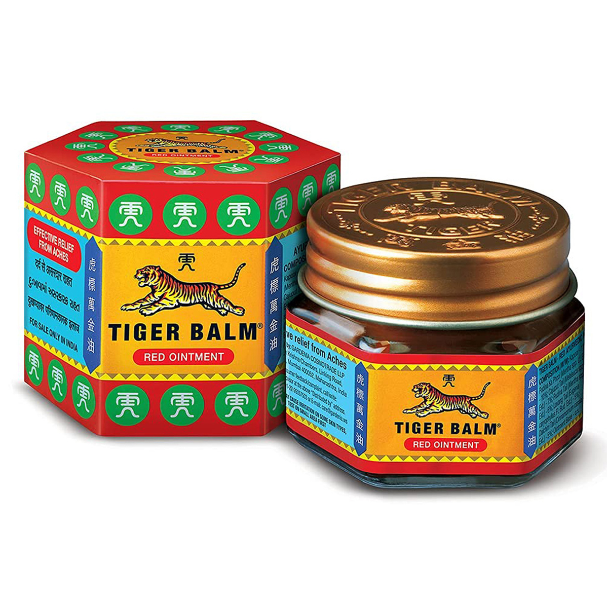 Tiger Balm Red Ointment, 8 gm, Pack of 1