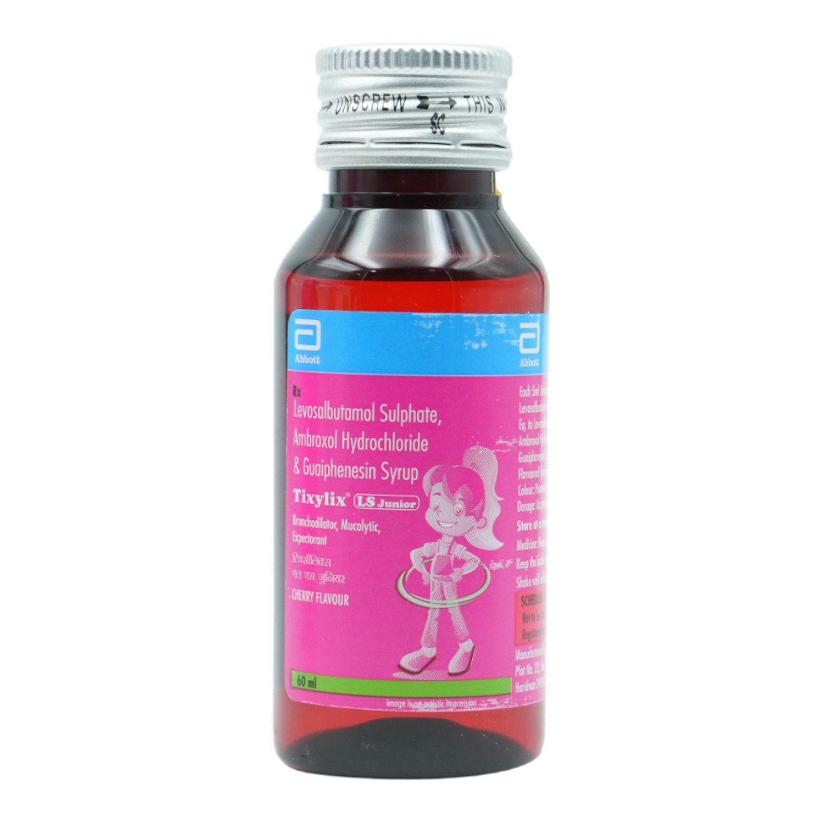 Tixylix LS Junior Cherry Syrup 60 ml, Pack of 1 SYRUP Tixylix LS Junior Cherry Syrup 60 ml, Pack of 1 SYRUP