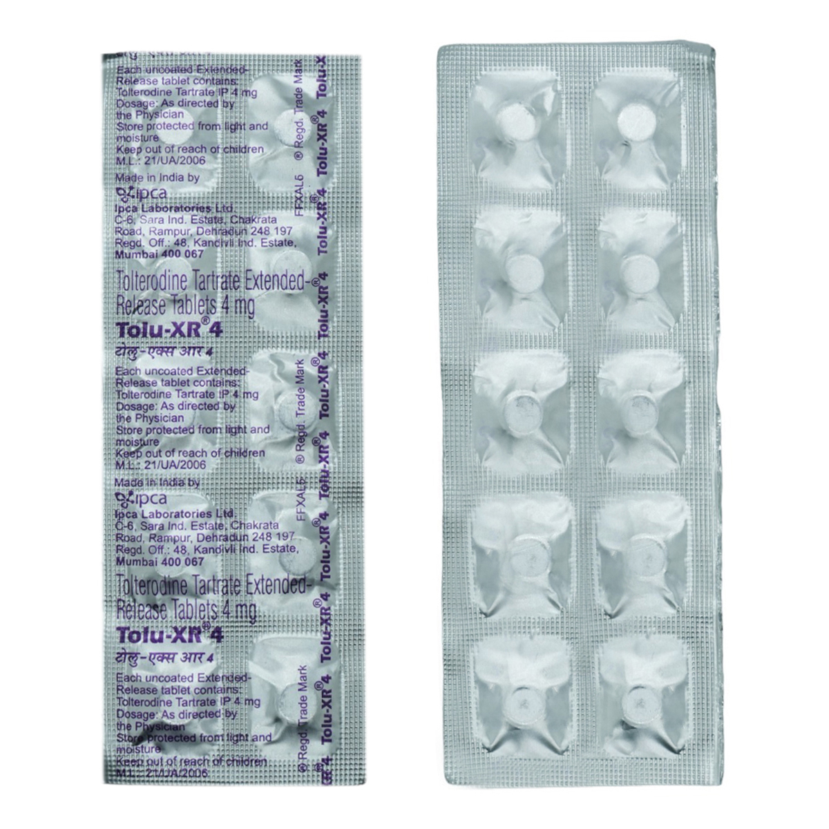 Tolu-XR 4 Tablet 10's, Pack of 10 TABLETS Tolu-XR 4 Tablet 10's, Pack of 10 TABLETS