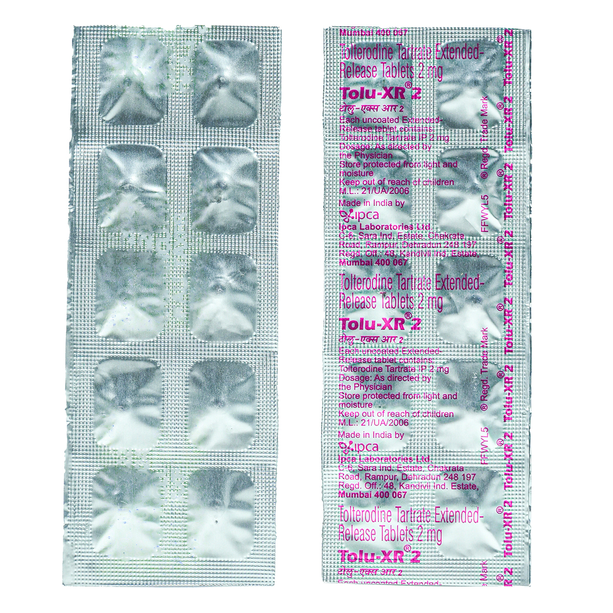 Tolu-XR 2 Tablet 10's, Pack of 10 TabletS Tolu-XR 2 Tablet 10's, Pack of 10 TabletS