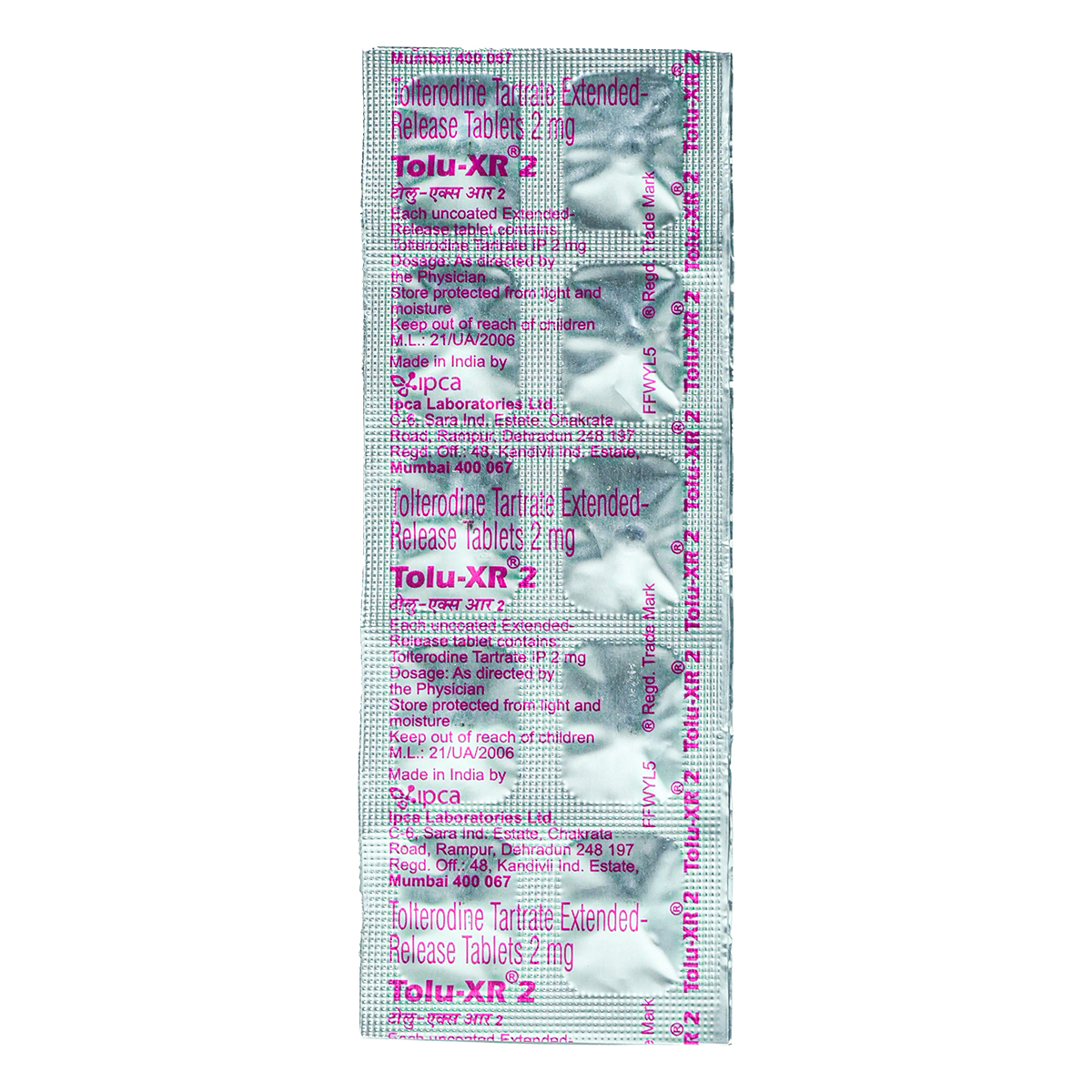 Tolu-XR 2 Tablet 10's, Pack of 10 TabletS Tolu-XR 2 Tablet 10's, Pack of 10 TabletS