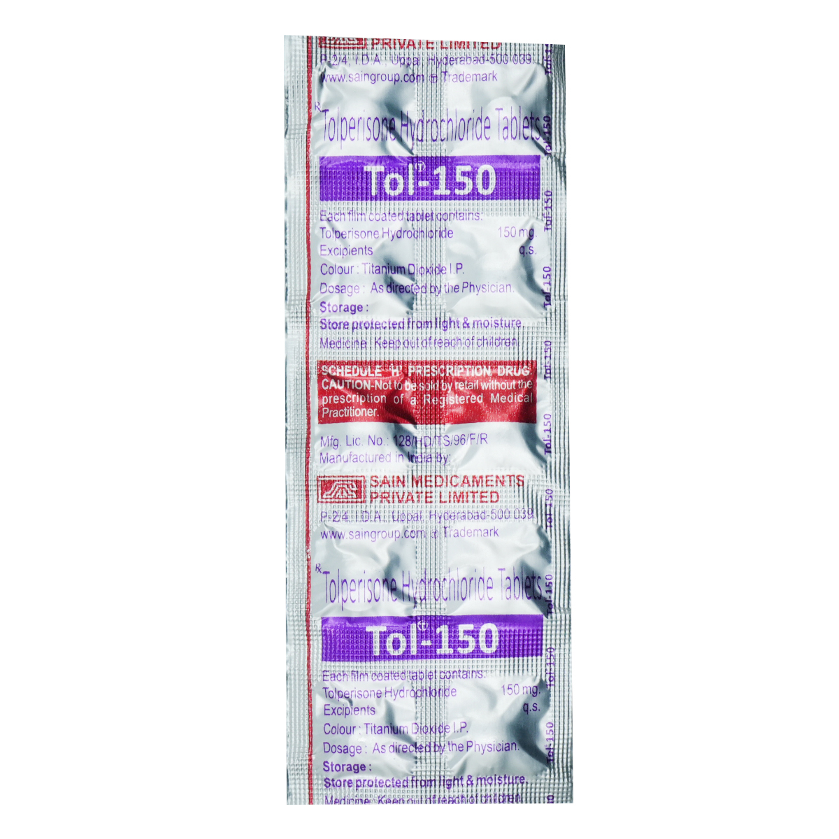 TOL 150MG TABLET, Pack of 10 TABLETS TOL 150MG TABLET, Pack of 10 TABLETS
