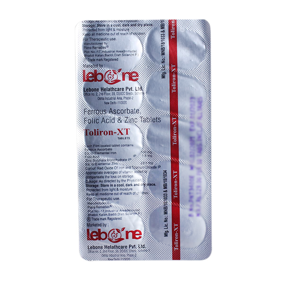 Toliron-XT Tablet 10's, Pack of 10 TabletS Toliron-XT Tablet 10's, Pack of 10 TabletS