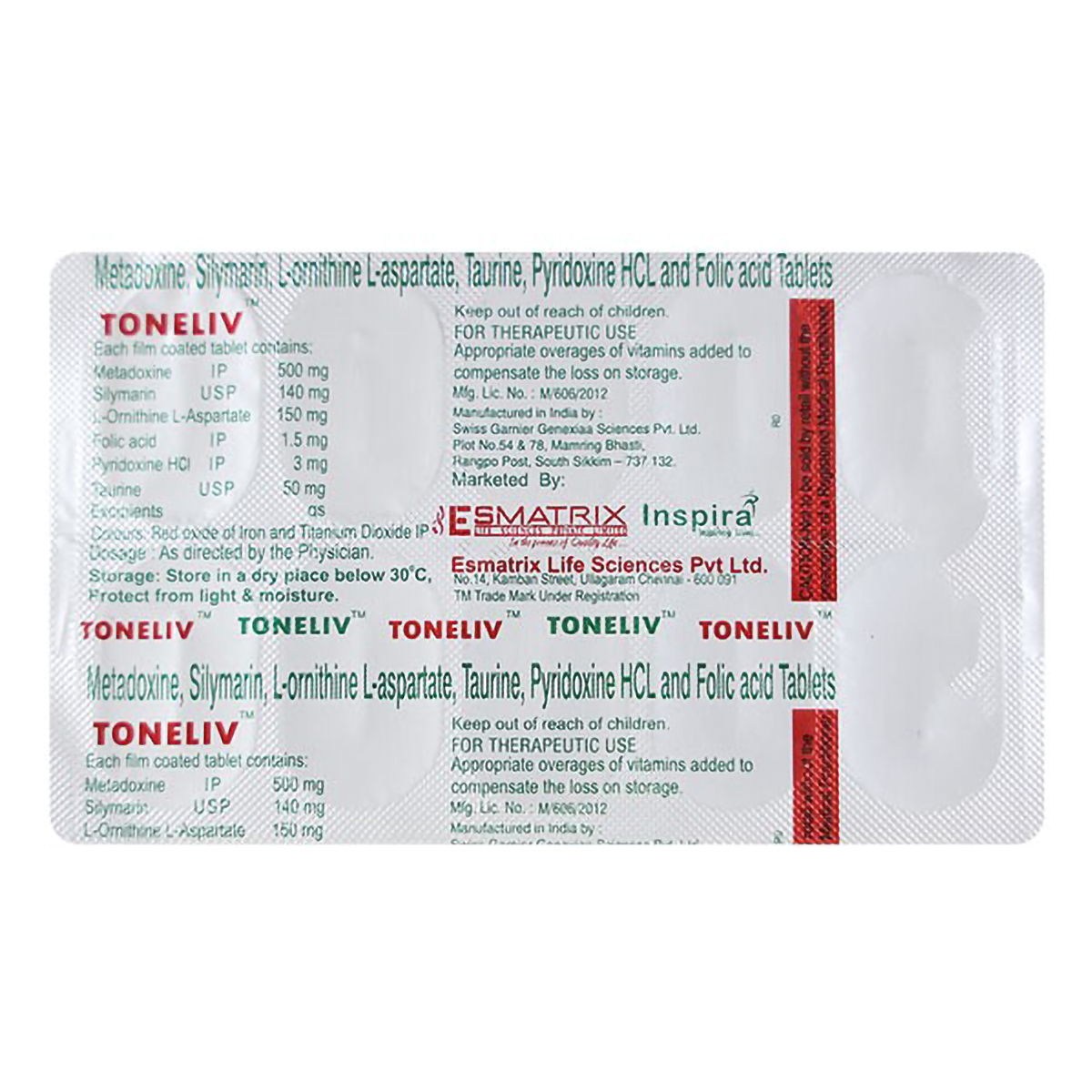 Toneliv Tablet 10's, Pack of 10 TABLETS Toneliv Tablet 10's, Pack of 10 TABLETS