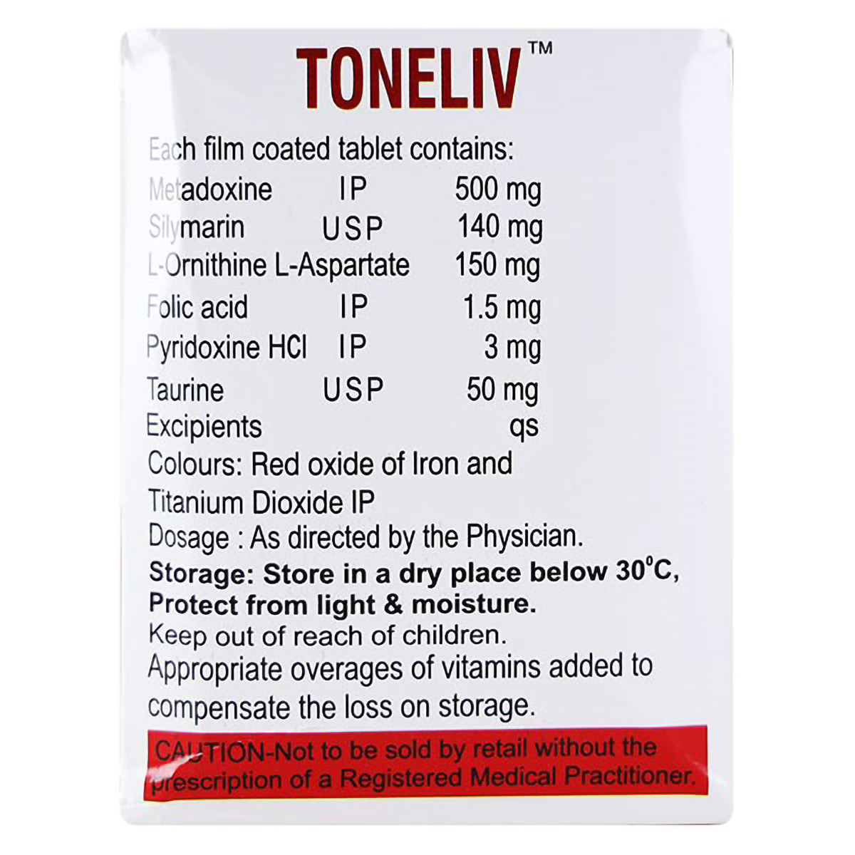 Toneliv Tablet 10's, Pack of 10 TABLETS Toneliv Tablet 10's, Pack of 10 TABLETS