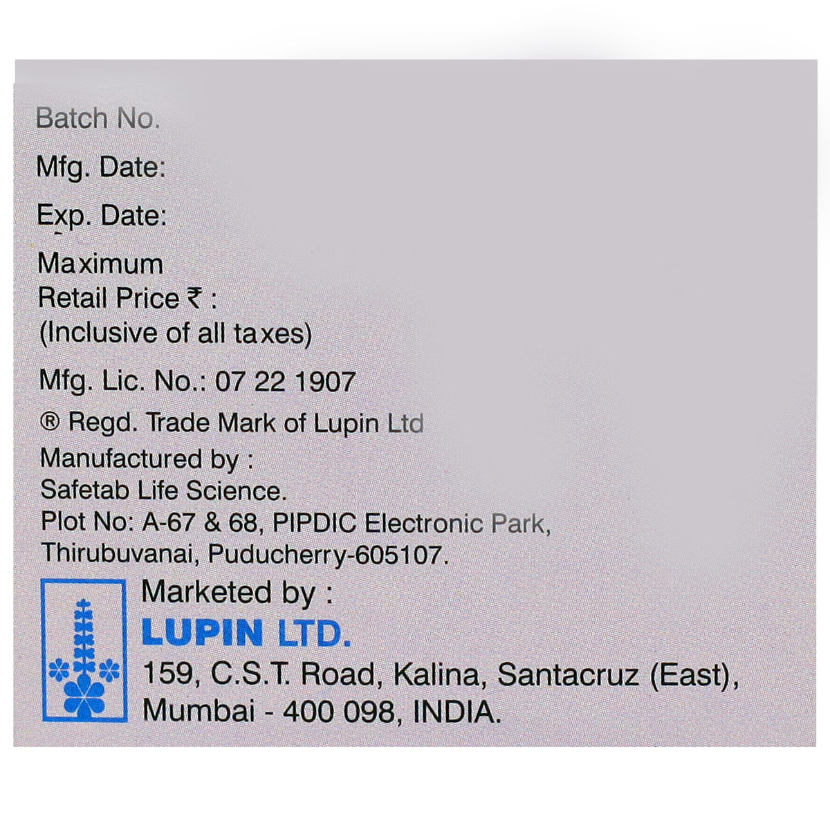 Tonact D 20 Tablet 10's, Pack of 10 Tonact D 20 Tablet 10's, Pack of 10