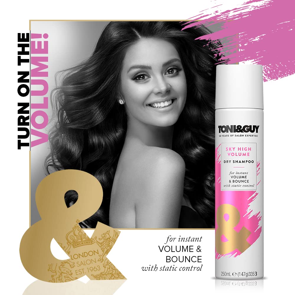 Toni&Guy Sky High Volume Dry Shampoo, 250 ml, Pack of 1 Toni&Guy Sky High Volume Dry Shampoo, 250 ml, Pack of 1