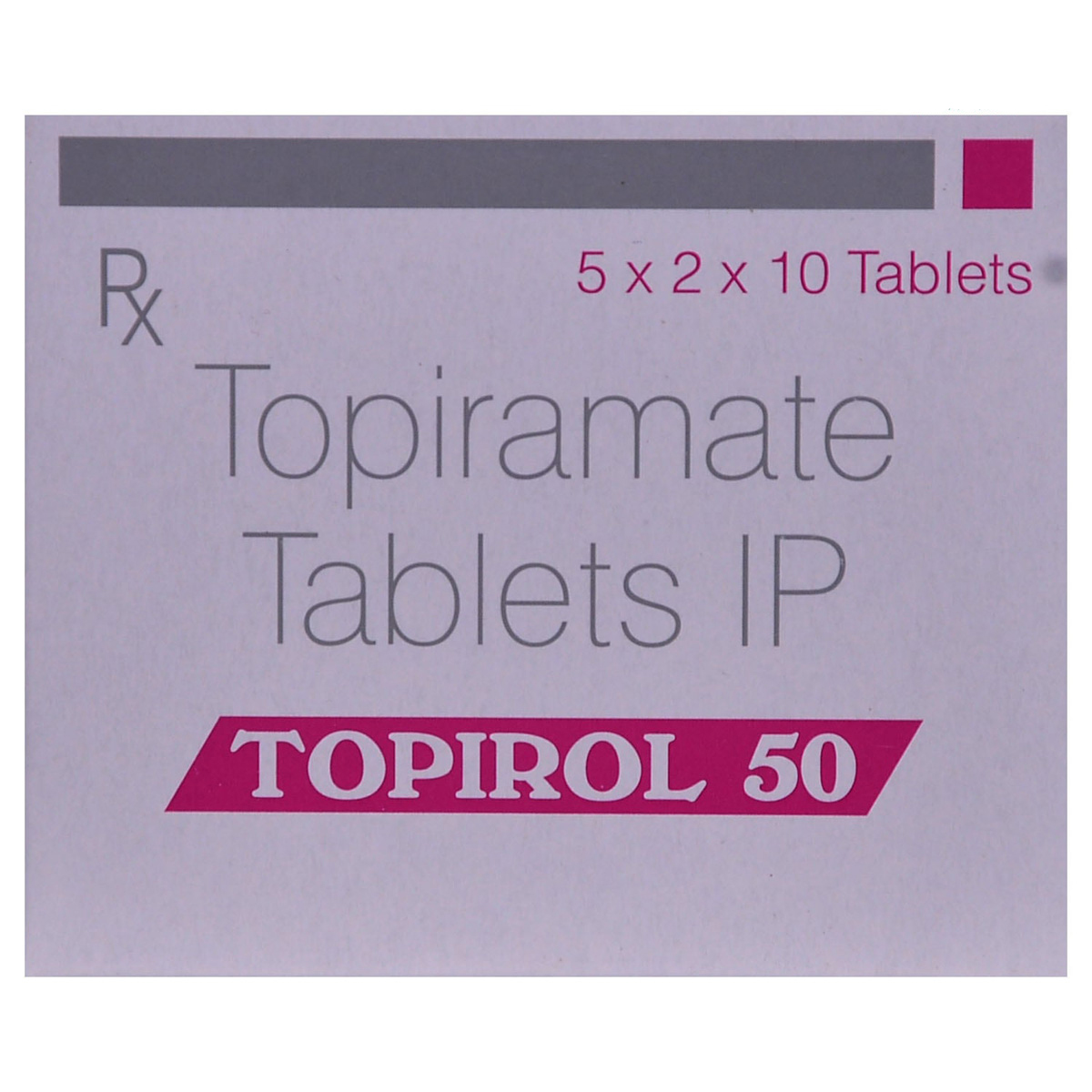 Topirol 50 Tablet 10's, Pack of 10 TABLETS Topirol 50 Tablet 10's, Pack of 10 TABLETS