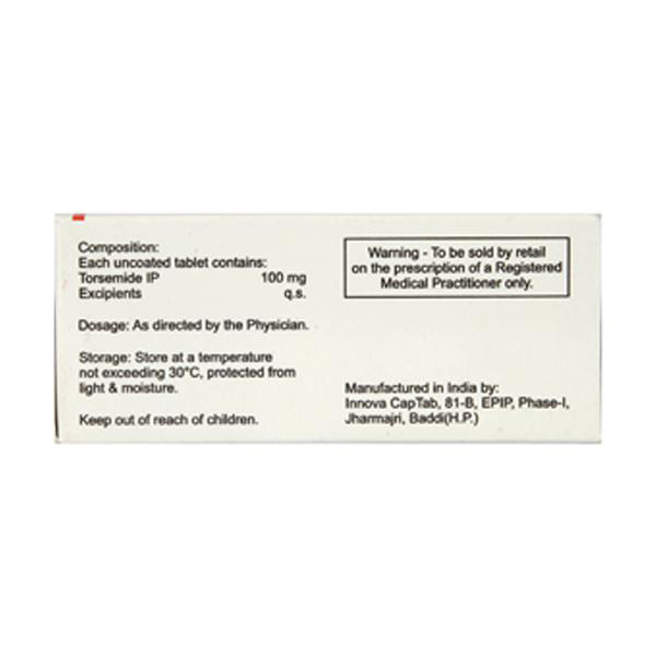 Torvigress 100 Tablet 10's, Pack of 10 TABLETS Torvigress 100 Tablet 10's, Pack of 10 TABLETS