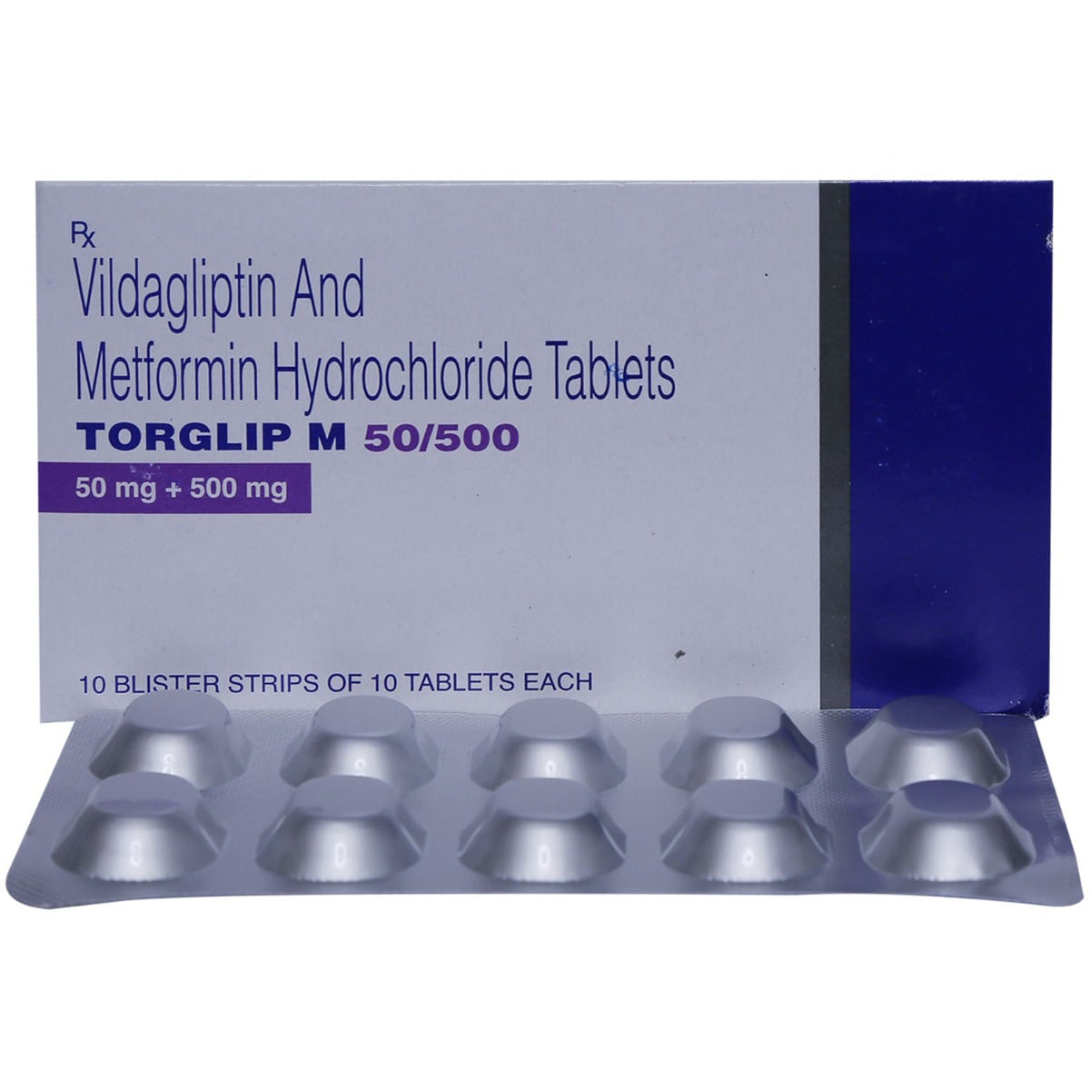 Torglip M 50/500 Tablet 10's, Pack of 10 TABLETS Torglip M 50/500 Tablet 10's, Pack of 10 TABLETS