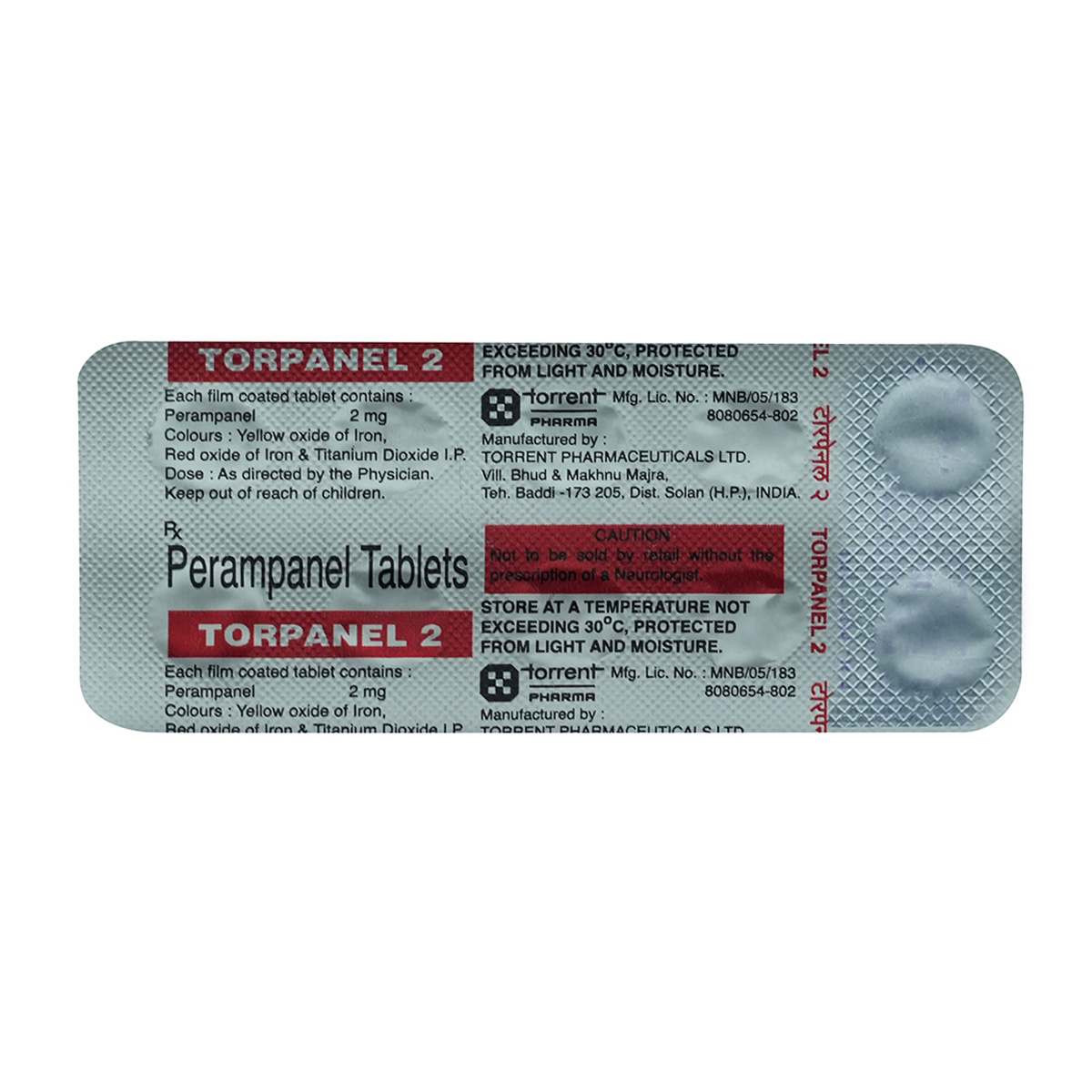 Torpanel 2 Tablet 10's, Pack of 10 TABLETS Torpanel 2 Tablet 10's, Pack of 10 TABLETS
