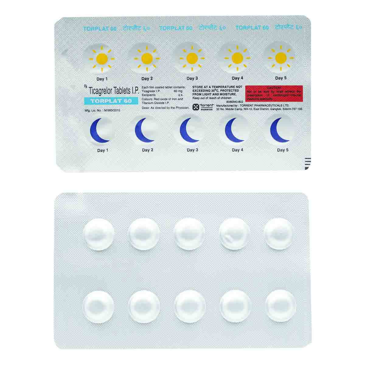 Torplat 60 mg Tablet 10's, Pack of 10 TabletS Torplat 60 mg Tablet 10's, Pack of 10 TabletS