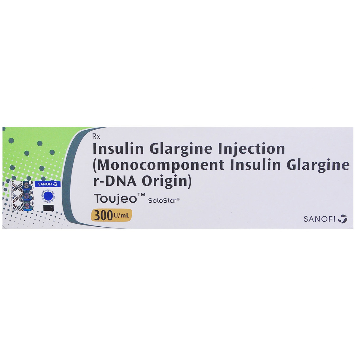 Toujeo 300U/ml Solostar Injection 1.5 ml, Pack of 1 INJECTION Toujeo 300U/ml Solostar Injection 1.5 ml, Pack of 1 INJECTION