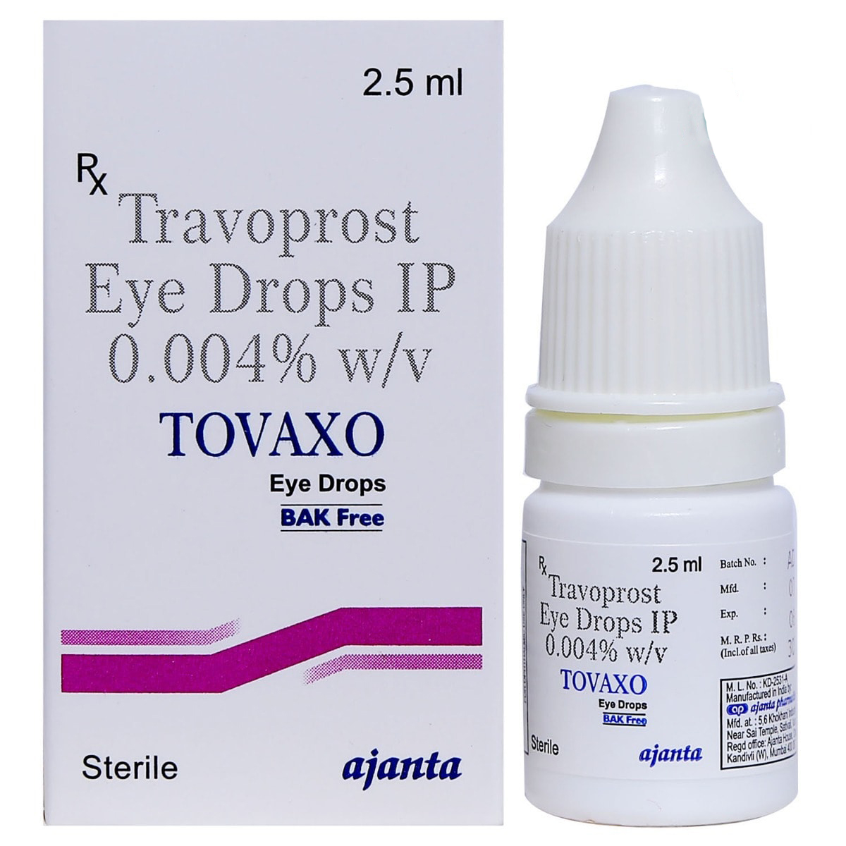 Tovaxo Eye Drops 2.5 ml, Pack of 1 EYE DROPS Tovaxo Eye Drops 2.5 ml, Pack of 1 EYE DROPS