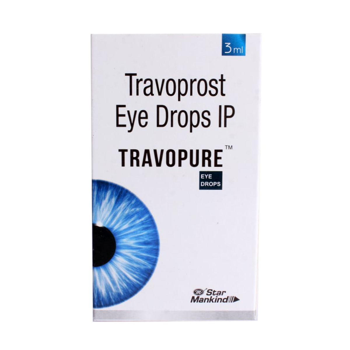 Travopure 0.004%W/V Eye Drops 3Ml, Pack of 1 Drops Travopure 0.004%W/V Eye Drops 3Ml, Pack of 1 Drops