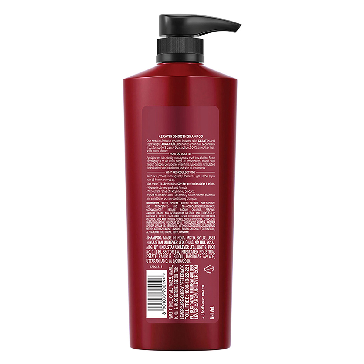 Tresemme Keratin Smooth Shampoo, 580 ml, Pack of 1 Tresemme Keratin Smooth Shampoo, 580 ml, Pack of 1