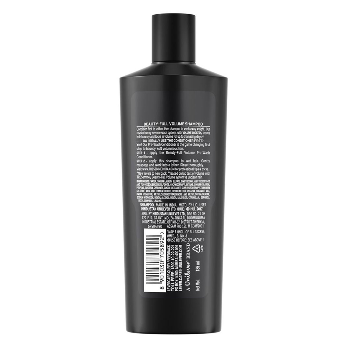 Tresemme Beauty-Full Volume Shampoo, 185 ml, Pack of 1 Tresemme Beauty-Full Volume Shampoo, 185 ml, Pack of 1