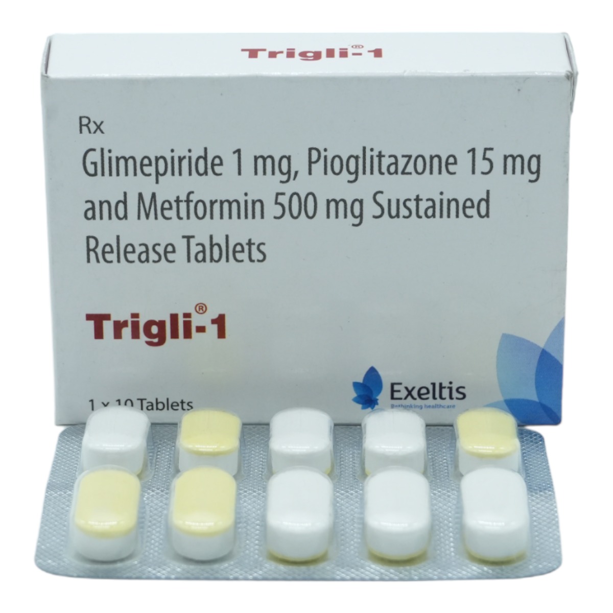 Trigli 1 Tablet 10's, Pack of 10 TabletS Trigli 1 Tablet 10's, Pack of 10 TabletS
