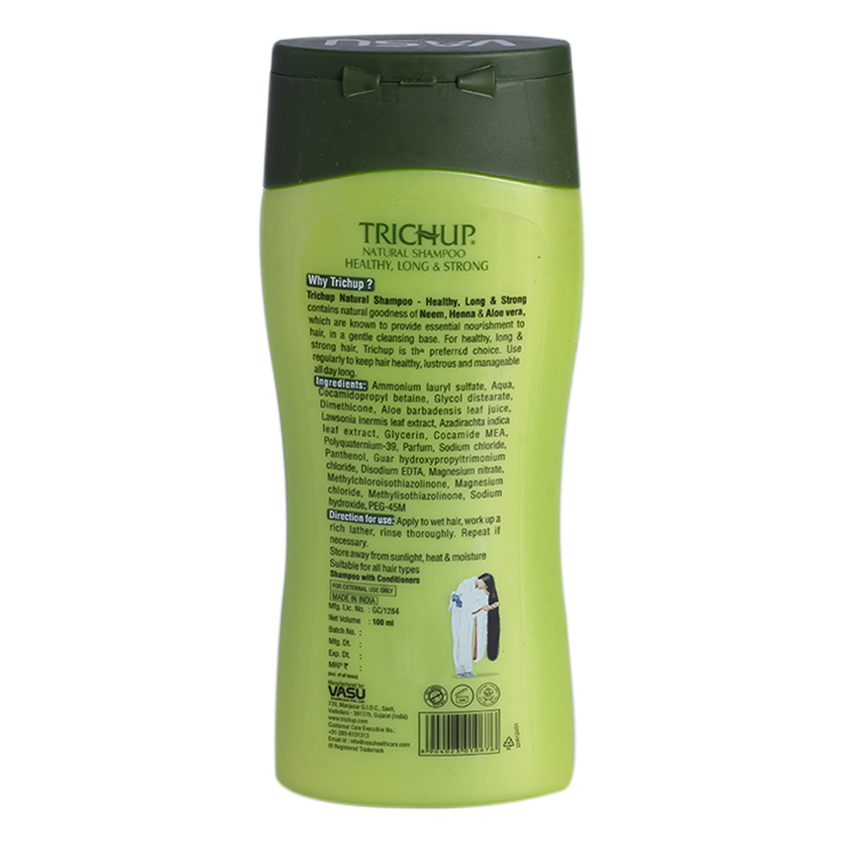 Trichup Healthy Long & Strong Herbal Shampoo, 100 ml, Pack of 1 Trichup Healthy Long & Strong Herbal Shampoo, 100 ml, Pack of 1