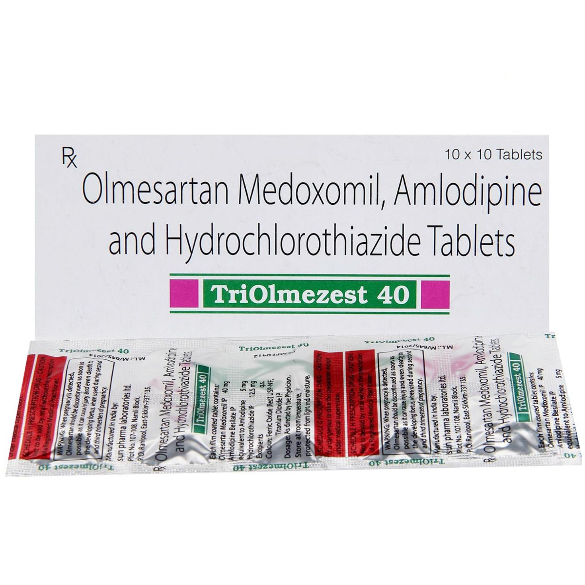 Triolmezest 40 Tablet 10's, Pack of 10 TABLETS Triolmezest 40 Tablet 10's, Pack of 10 TABLETS