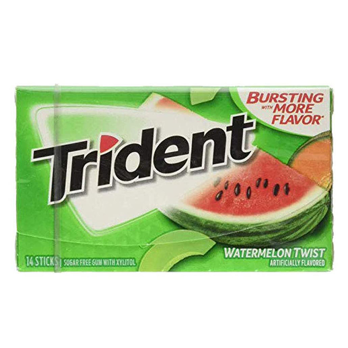 Trident Sugarfree Watermelon Twist Gum, 14 Sticks, Pack of 1 Trident Sugarfree Watermelon Twist Gum, 14 Sticks, Pack of 1