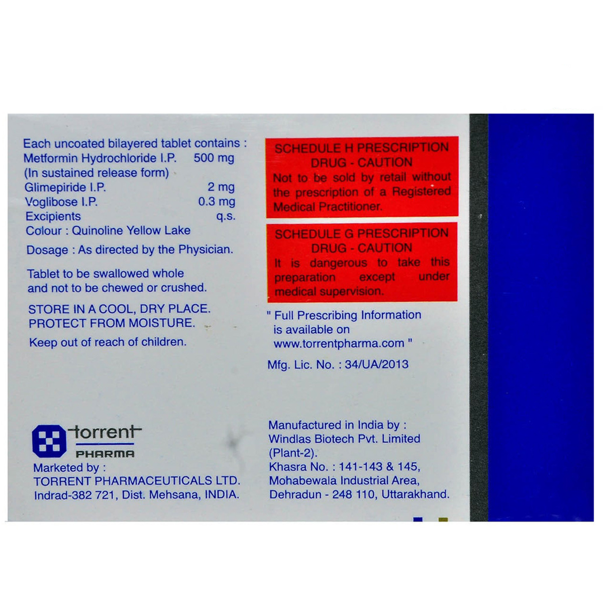 Trivoglitor Forte 2 Tablet 10's, Pack of 10 TABLETS Trivoglitor Forte 2 Tablet 10's, Pack of 10 TABLETS