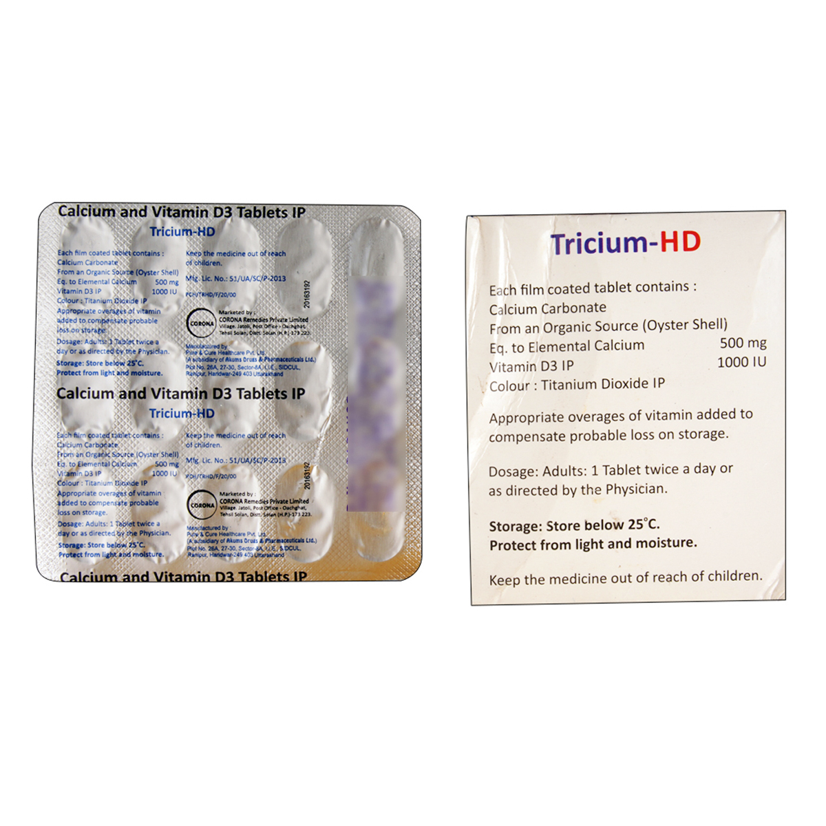 Tricium-HD Tablet 15's, Pack of 15 TabletS Tricium-HD Tablet 15's, Pack of 15 TabletS