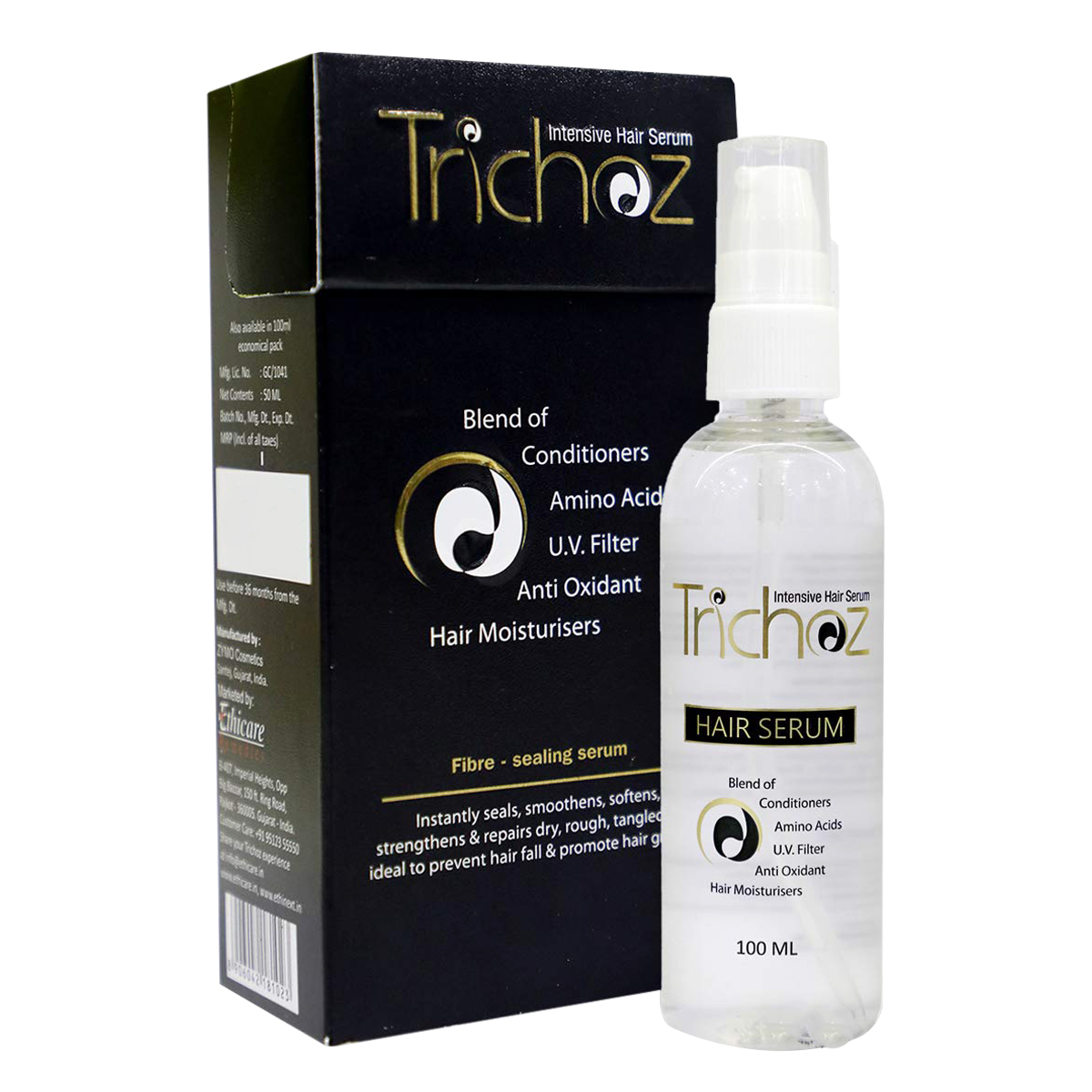 Trichoz Hair Serum 100 ml, Pack of 1 Trichoz Hair Serum 100 ml, Pack of 1