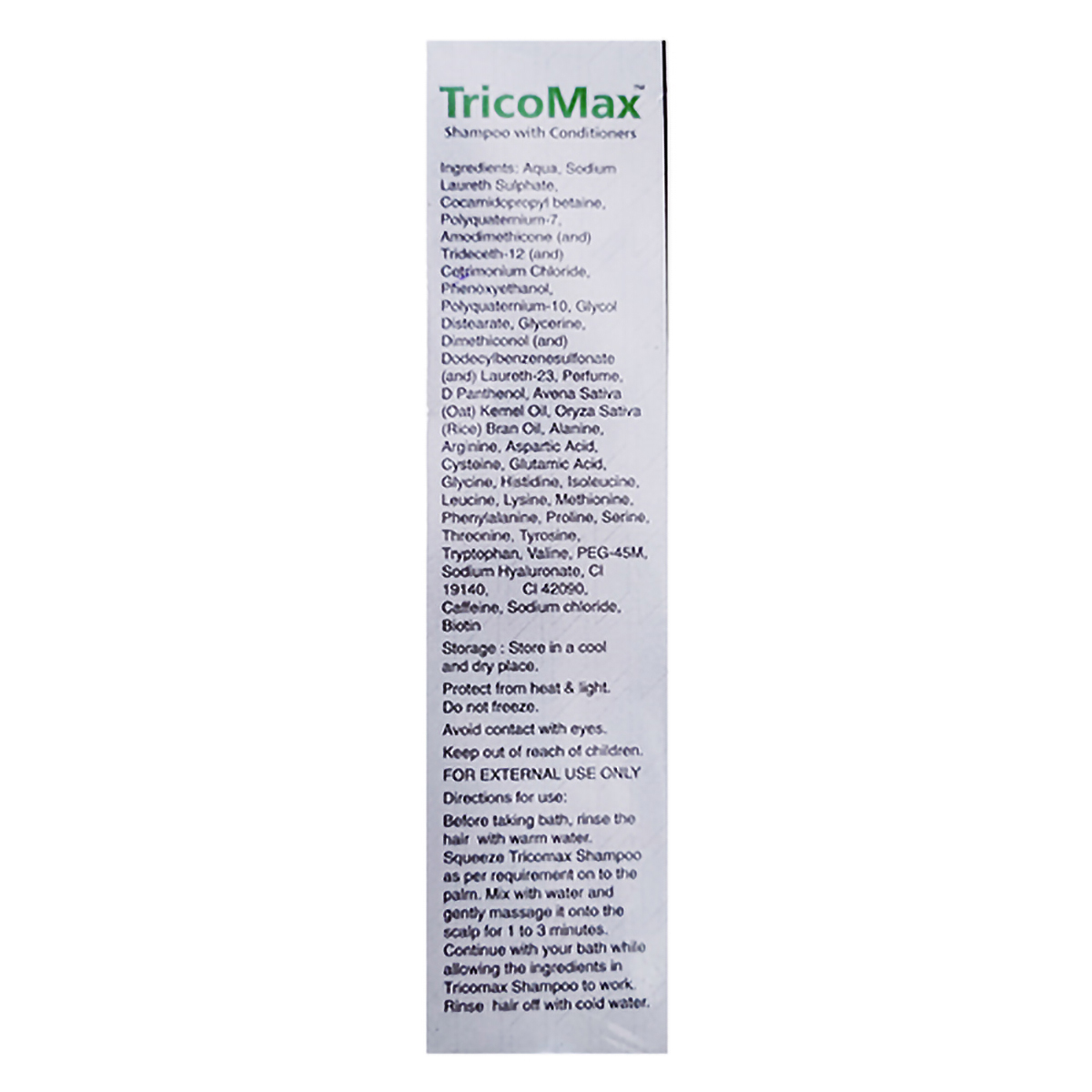 Tricomax Shampoo With Conditioner, 100 ml, Pack of 1 Tricomax Shampoo With Conditioner, 100 ml, Pack of 1