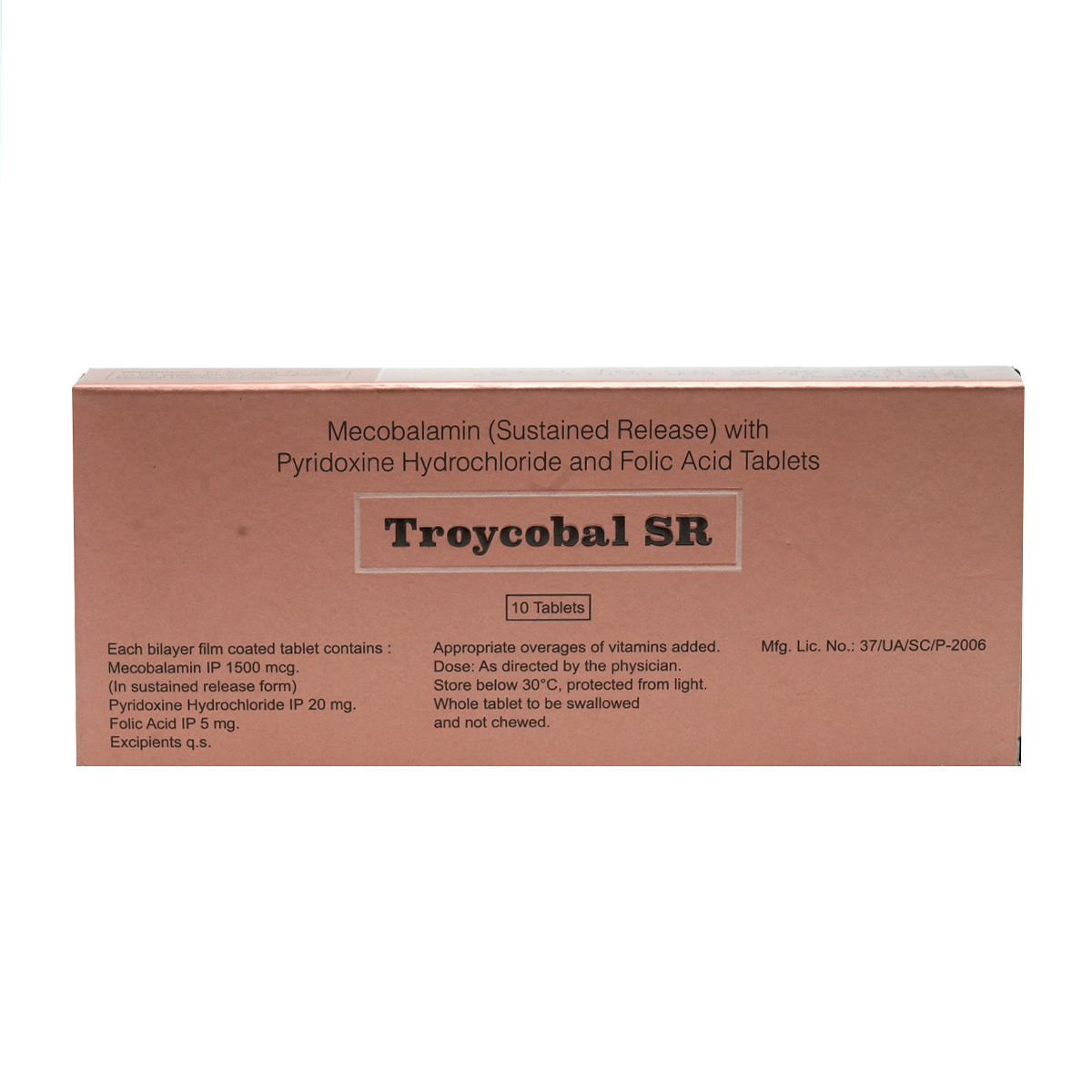 Troycobal SR Tablet 10's, Pack of 10 Troycobal SR Tablet 10's, Pack of 10