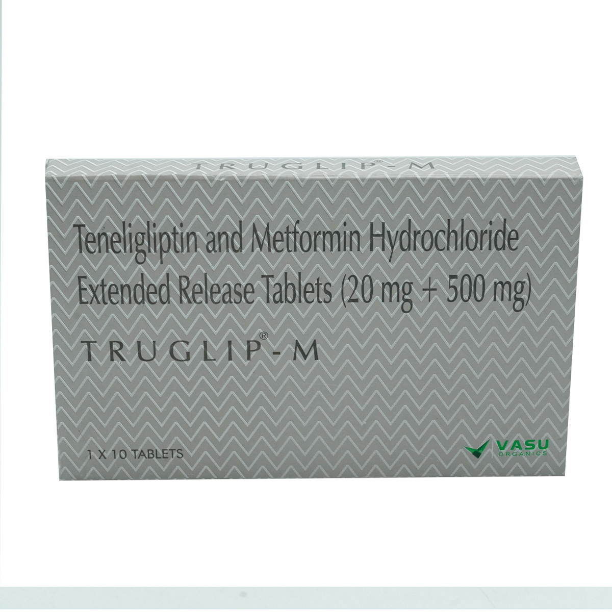 Truglip-M 20 mg/500 mg Tablet 10's, Pack of 10 TabletS Truglip-M 20 mg/500 mg Tablet 10's, Pack of 10 TabletS