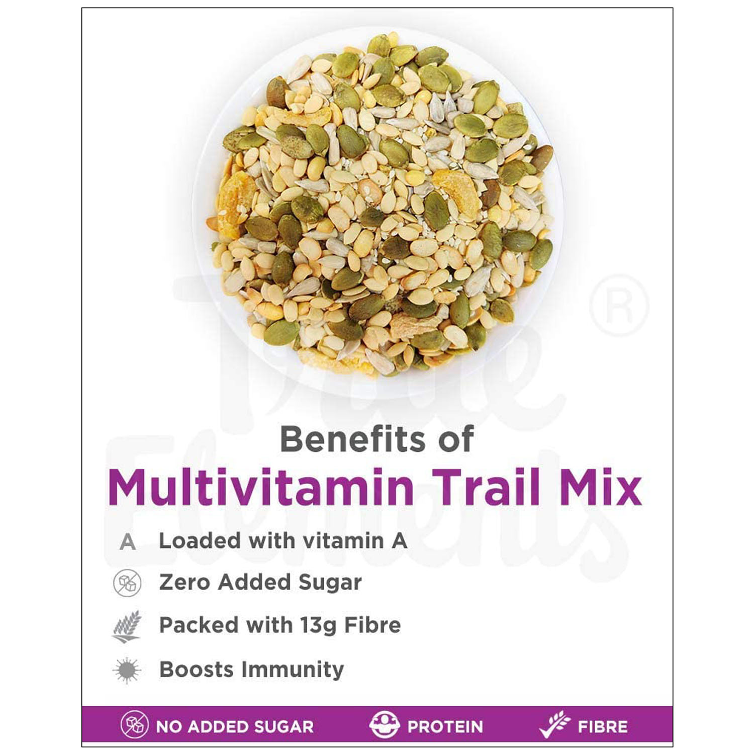 True Elements Multivitamin Trail Mix, 125 gm, Pack of 1 True Elements Multivitamin Trail Mix, 125 gm, Pack of 1