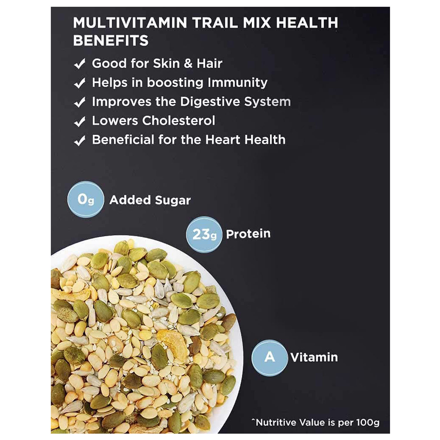 True Elements Multivitamin Trail Mix, 125 gm, Pack of 1 True Elements Multivitamin Trail Mix, 125 gm, Pack of 1