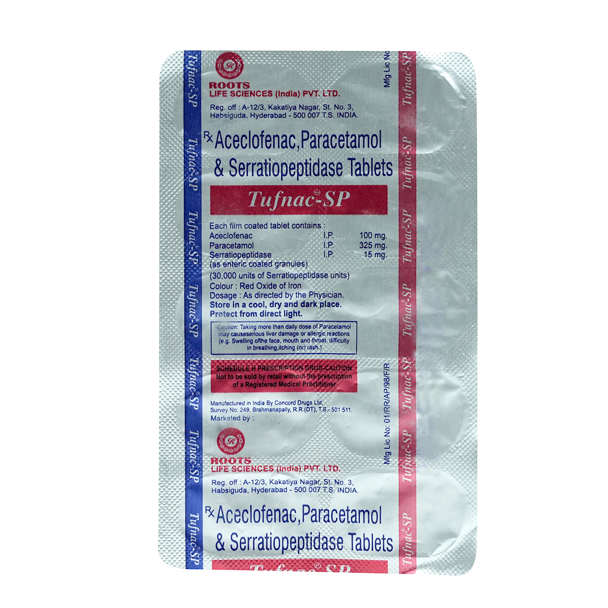 Tufnac SP Tablet 10's, Pack of 10 TabletS Tufnac SP Tablet 10's, Pack of 10 TabletS