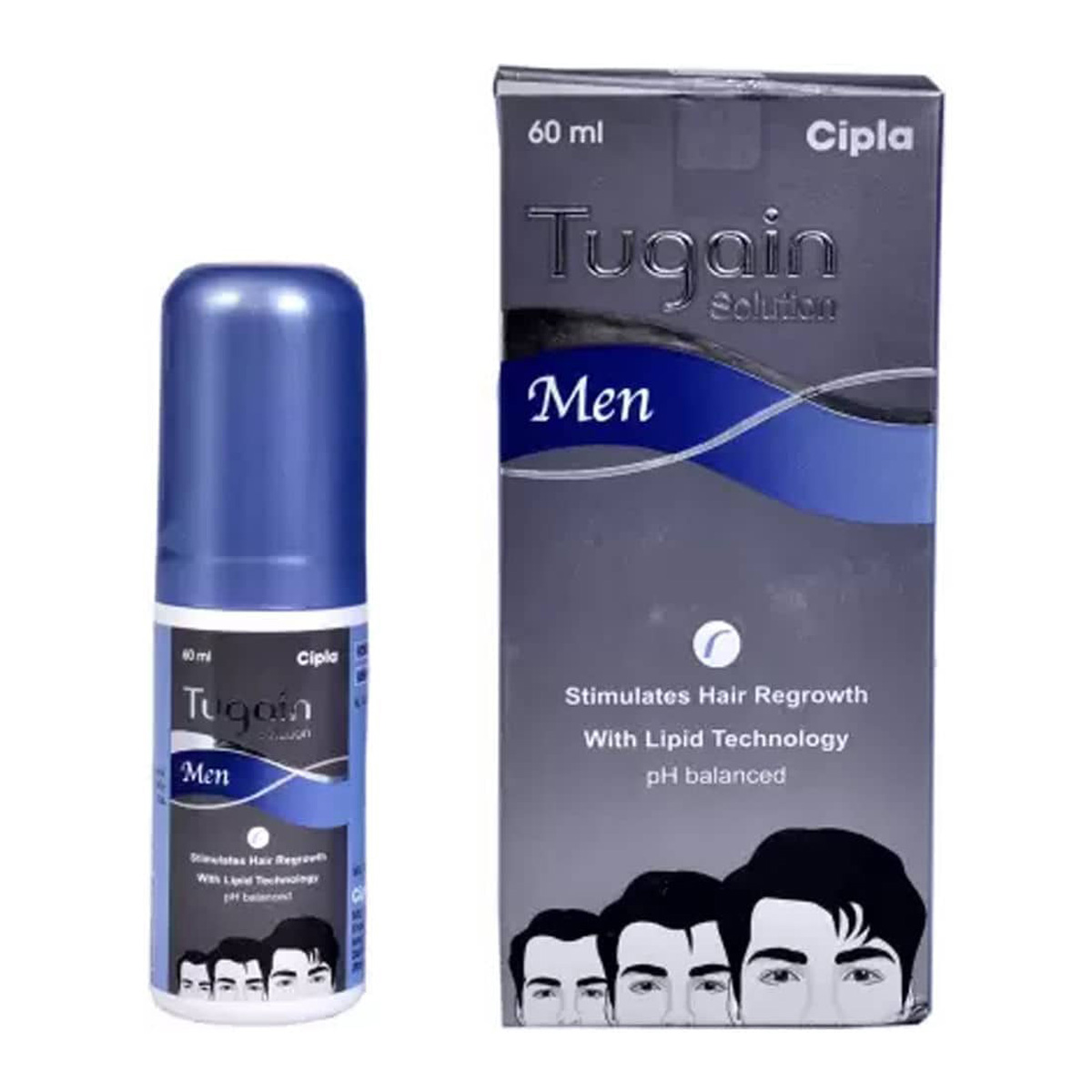 Tugain Men 5% Solution 60 ml, Pack of 1 SOLUTION Tugain Men 5% Solution 60 ml, Pack of 1 SOLUTION