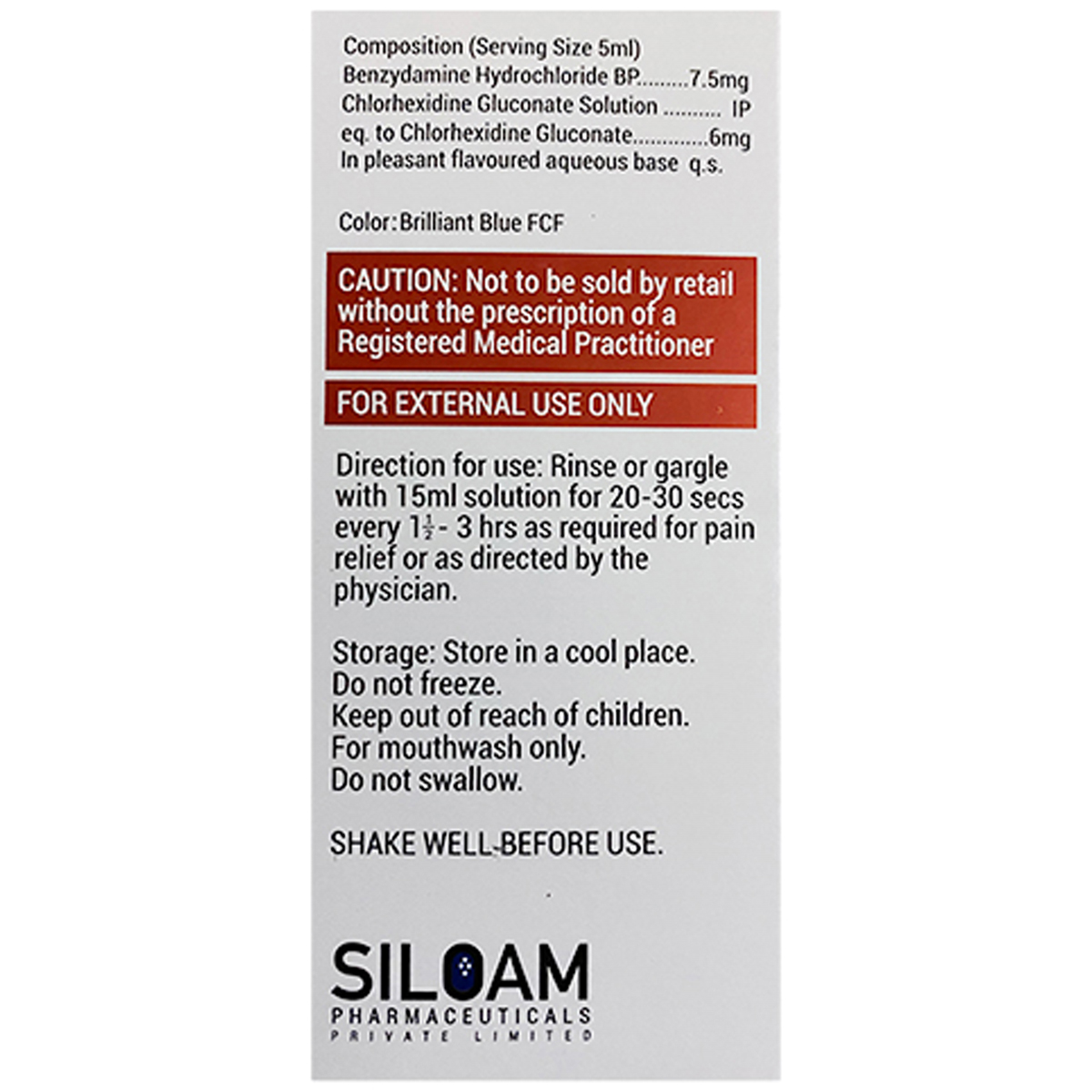 Turinse Mint Mouth Wash 150 ml, Pack of 1 Solution Turinse Mint Mouth Wash 150 ml, Pack of 1 Solution