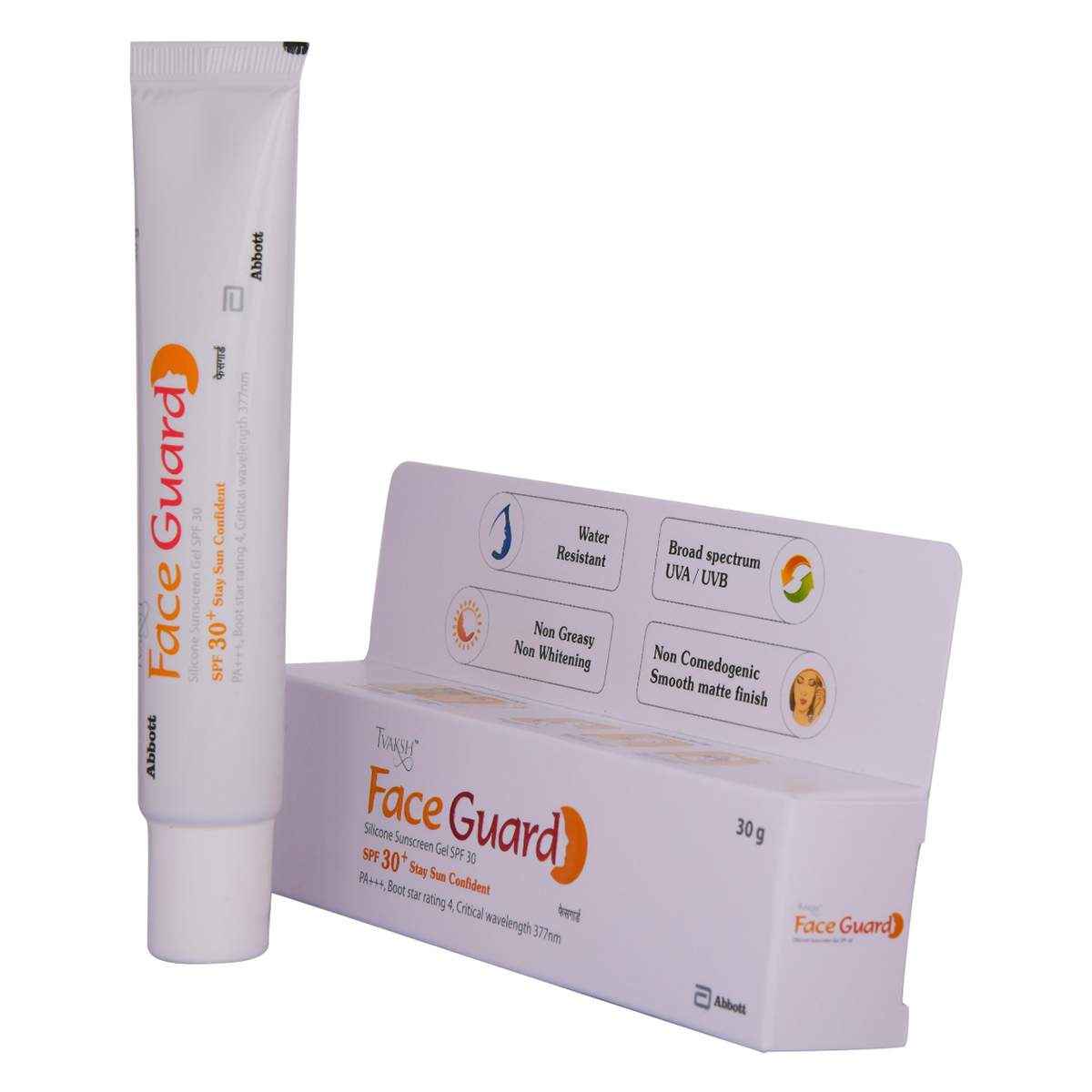 Tvaksh Face Guard SPF 30+ PA+++ Sunscreen Gel, 30 gm, Pack of 1 Tvaksh Face Guard SPF 30+ PA+++ Sunscreen Gel, 30 gm, Pack of 1
