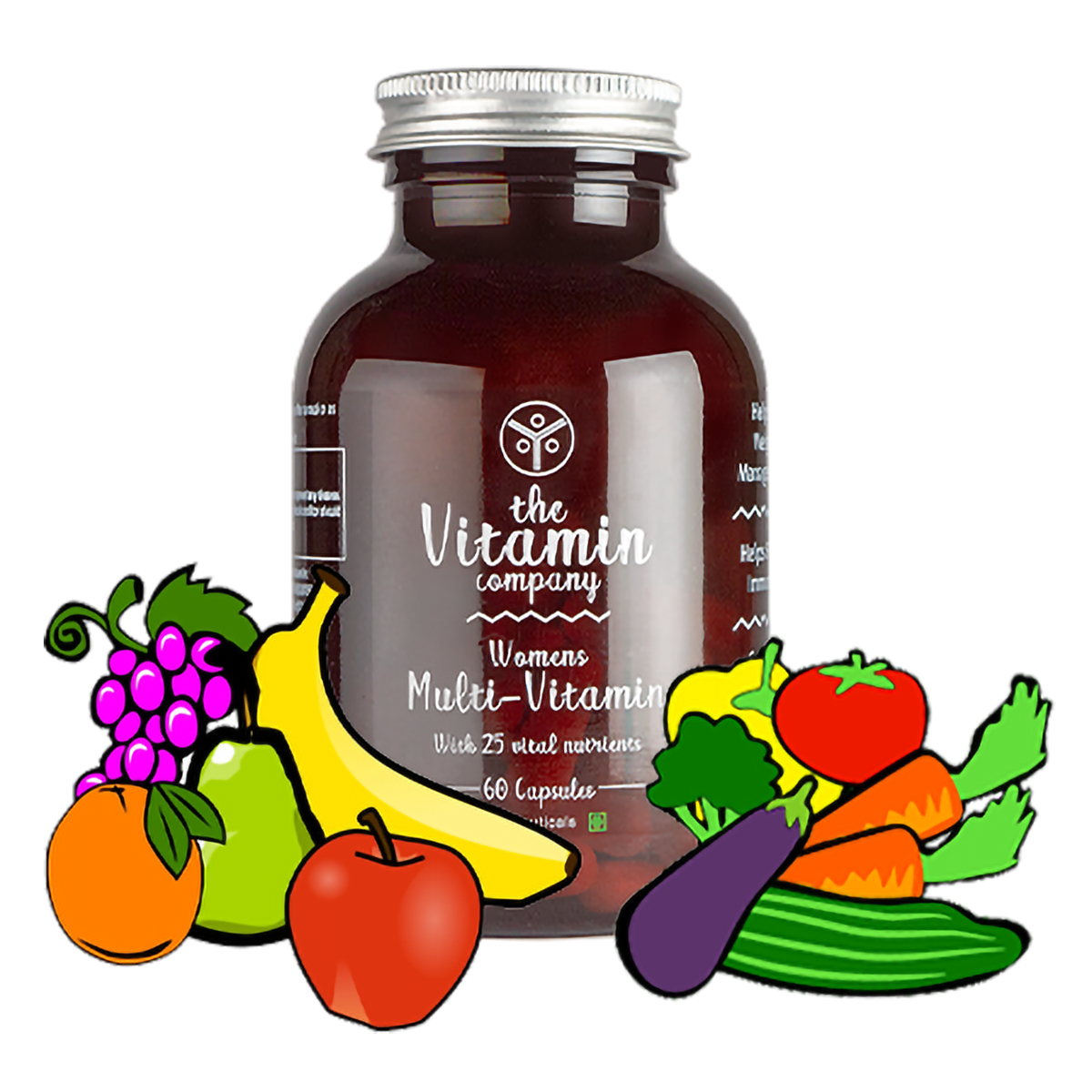 The Vitamin Company Womens Multi-Vitamin, 60 Capsules, Pack of 1 The Vitamin Company Womens Multi-Vitamin, 60 Capsules, Pack of 1