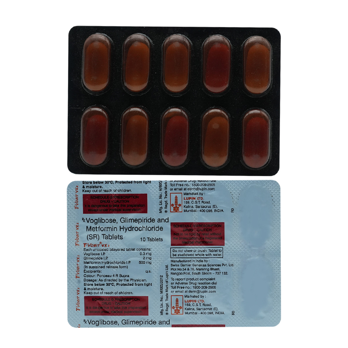 T Vobit VX2 Tablet 10's, Pack of 10 TABLETS T Vobit VX2 Tablet 10's, Pack of 10 TABLETS