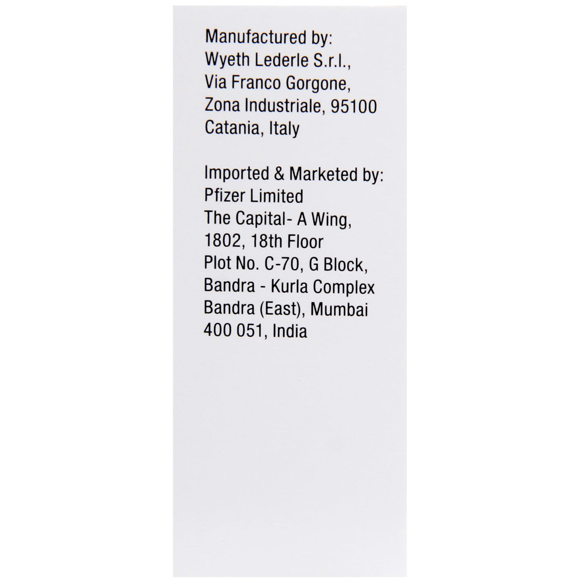 Tygacil 50 mg Injection 1's, Pack of 1 Injection Tygacil 50 mg Injection 1's, Pack of 1 Injection