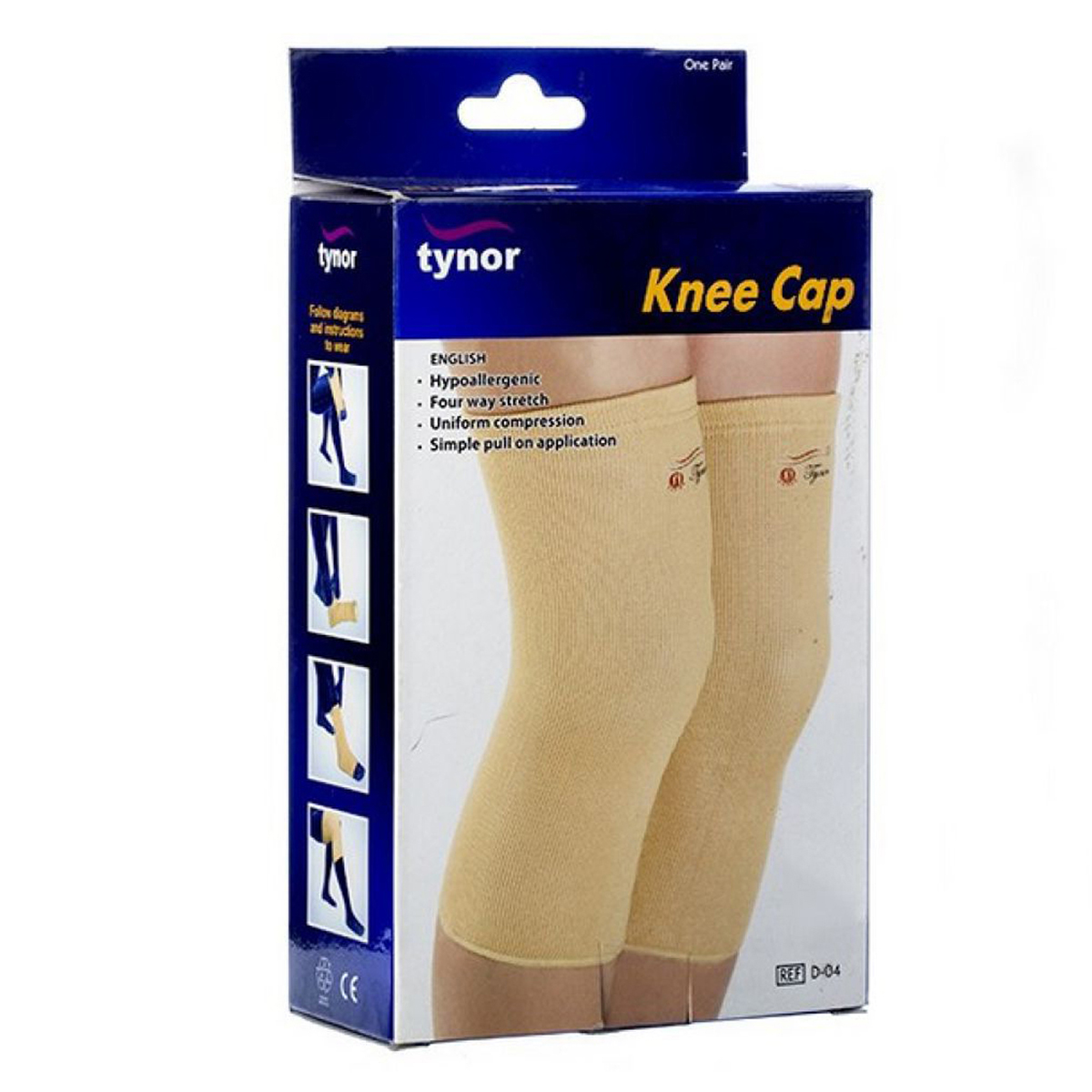 Tynor Knee Cap Small, 1 Pair, Pack of 1 Tynor Knee Cap Small, 1 Pair, Pack of 1
