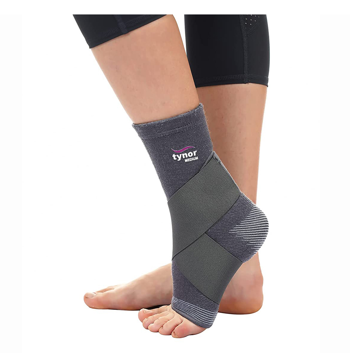 Tynor Ankle Binder Single Medium, 1 Count, Pack of 1 Tynor Ankle Binder Single Medium, 1 Count, Pack of 1