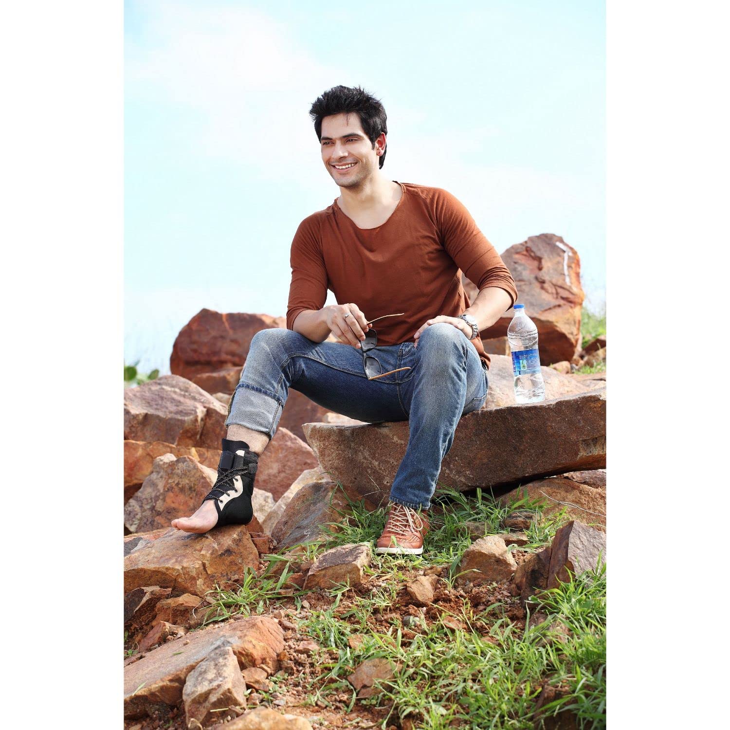 Tynor Ankle Brace Single Small, 1 Pair, Pack of 1 Tynor Ankle Brace Single Small, 1 Pair, Pack of 1