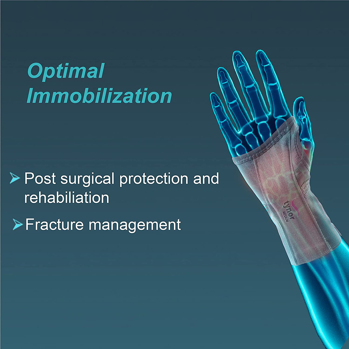 Tynor Elastic Wrist Splint Left Hand XL, 1 Count, Pack of 1 Tynor Elastic Wrist Splint Left Hand XL, 1 Count, Pack of 1